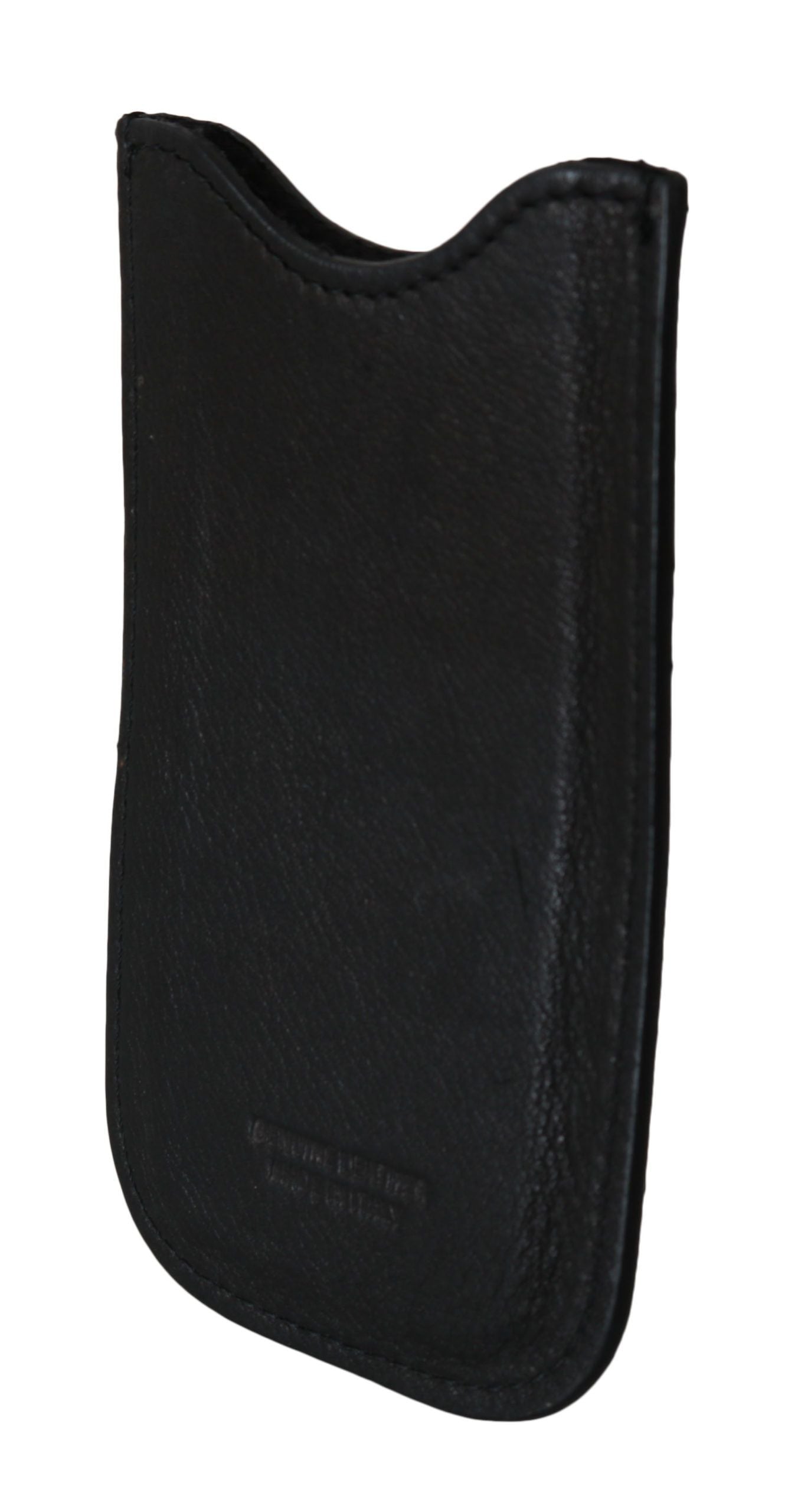 Portefeuille homme élégant en cuir véritable noir John Galliano