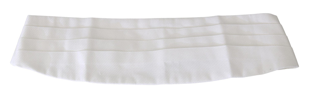 Ceinture élégante en soie blanche Dolce &amp; Gabbana