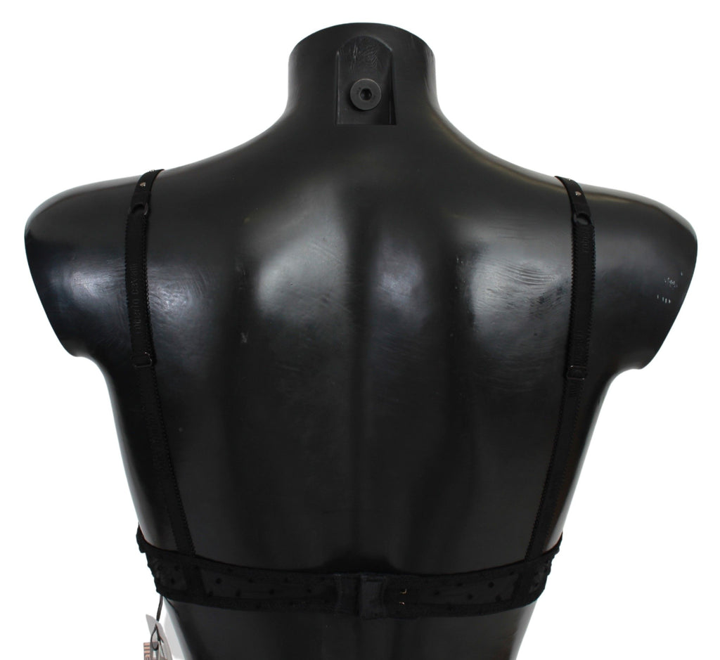 Roberto Cavalli Eleganter Push-Up-BH aus schwarzer Spitze