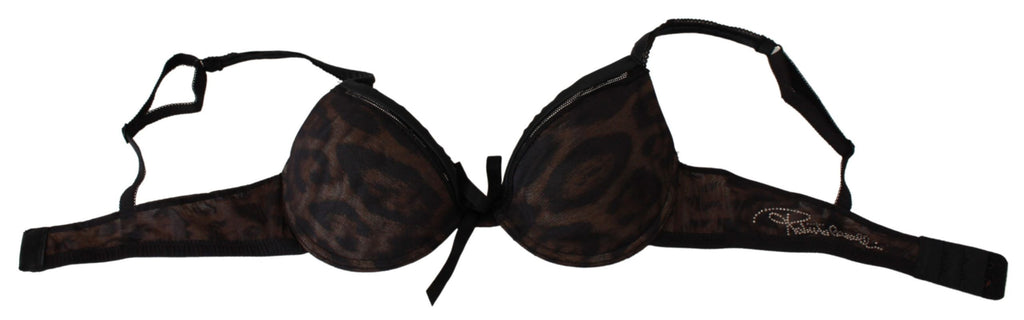 Soutien-gorge push-up léopard sensuel Roberto Cavalli