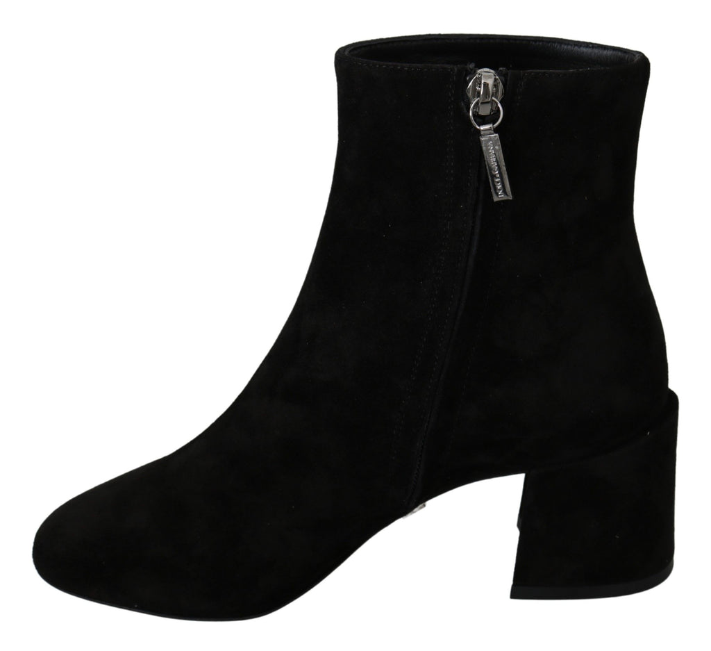 Dolce &amp; Gabbana Schicke bestickte Stiefeletten
