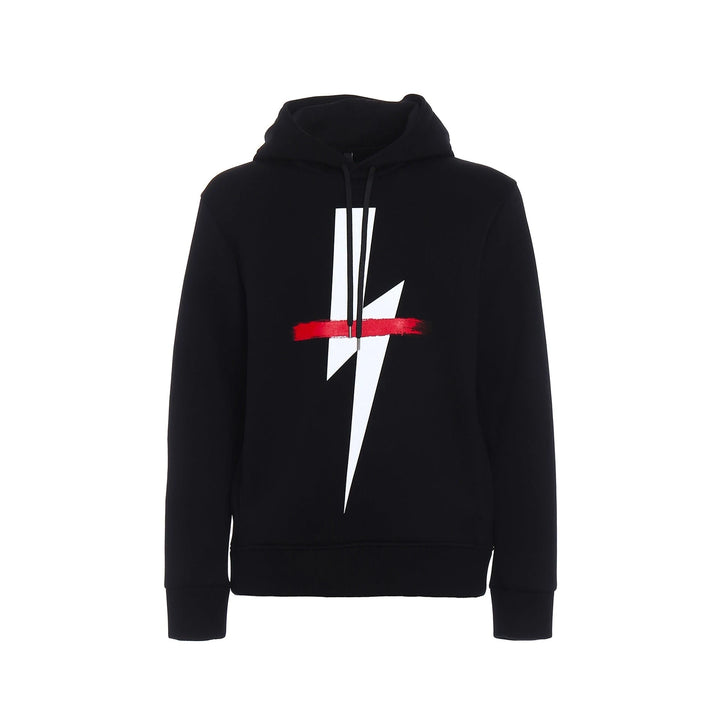 Neil Barrett Logo Hooded Sweatshirt
