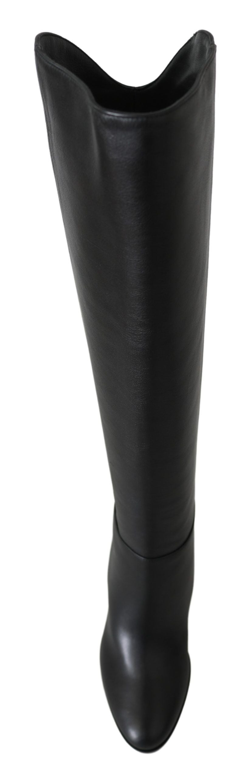 Jimmy Choo Elegante schwarze Stiefel mit Absatz aus Kalbsleder