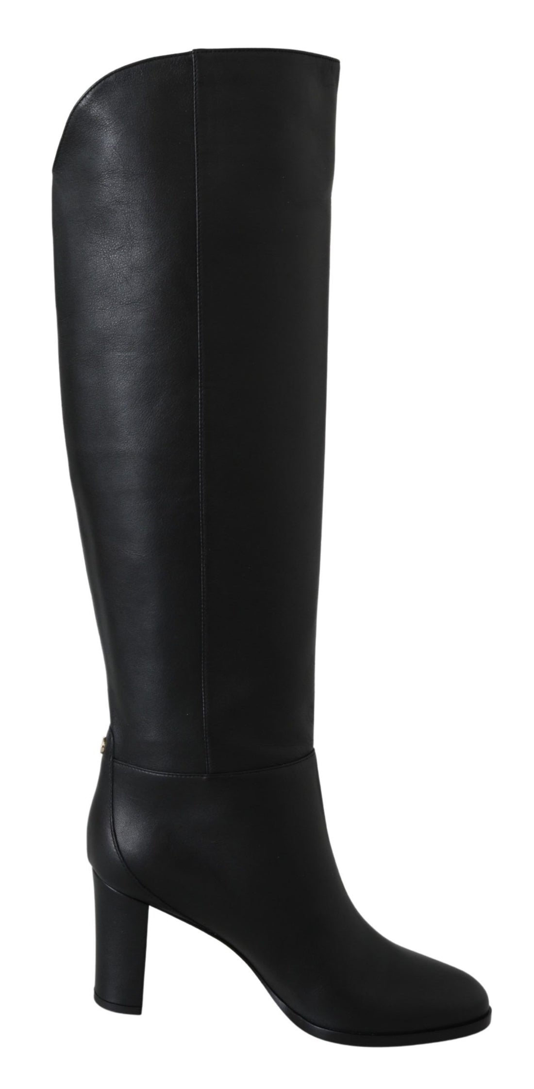 Jimmy Choo Elegante schwarze Stiefel mit Absatz aus Kalbsleder