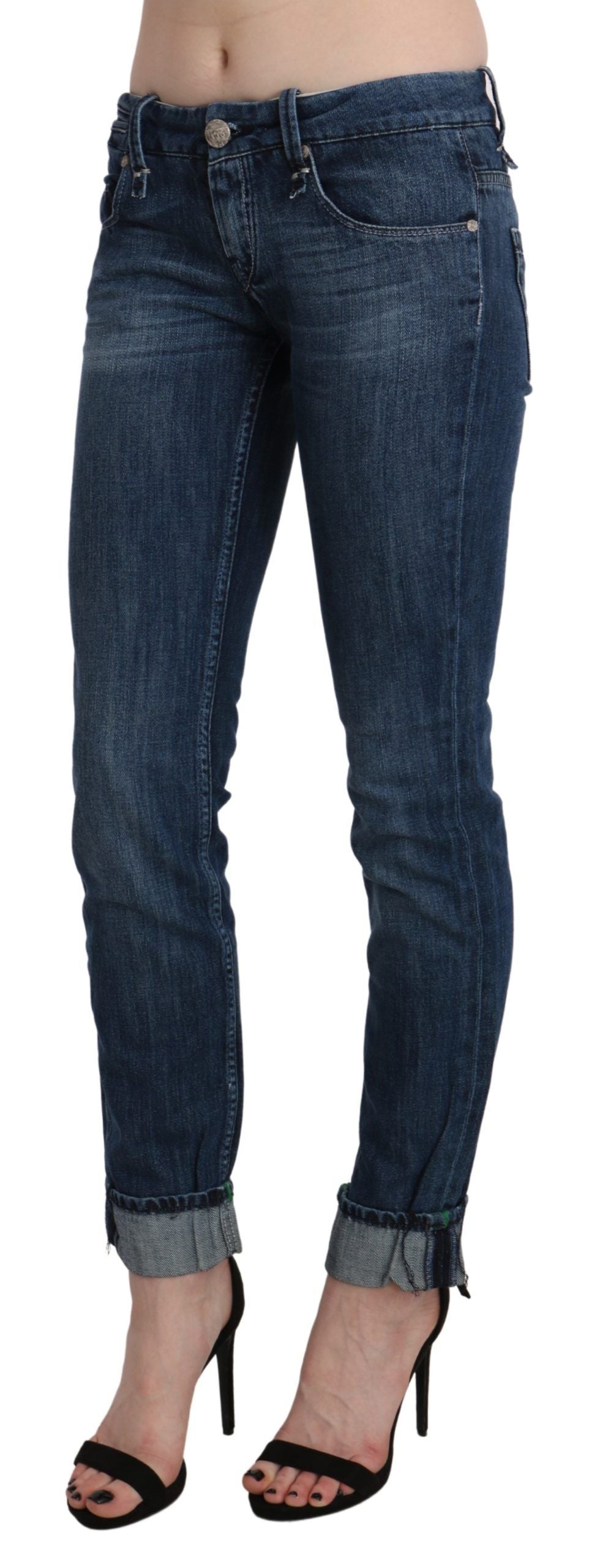 Acht exquisite Skinny Denim mit höherer Taille