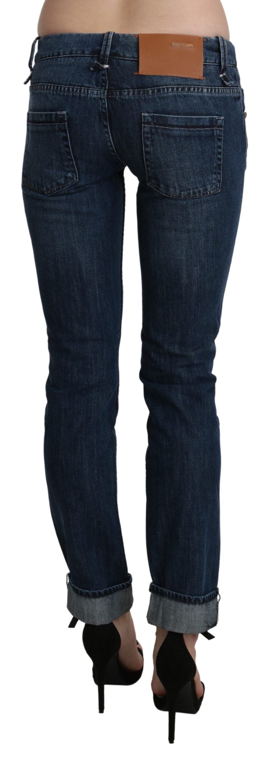Acht exquisite Skinny Denim mit höherer Taille