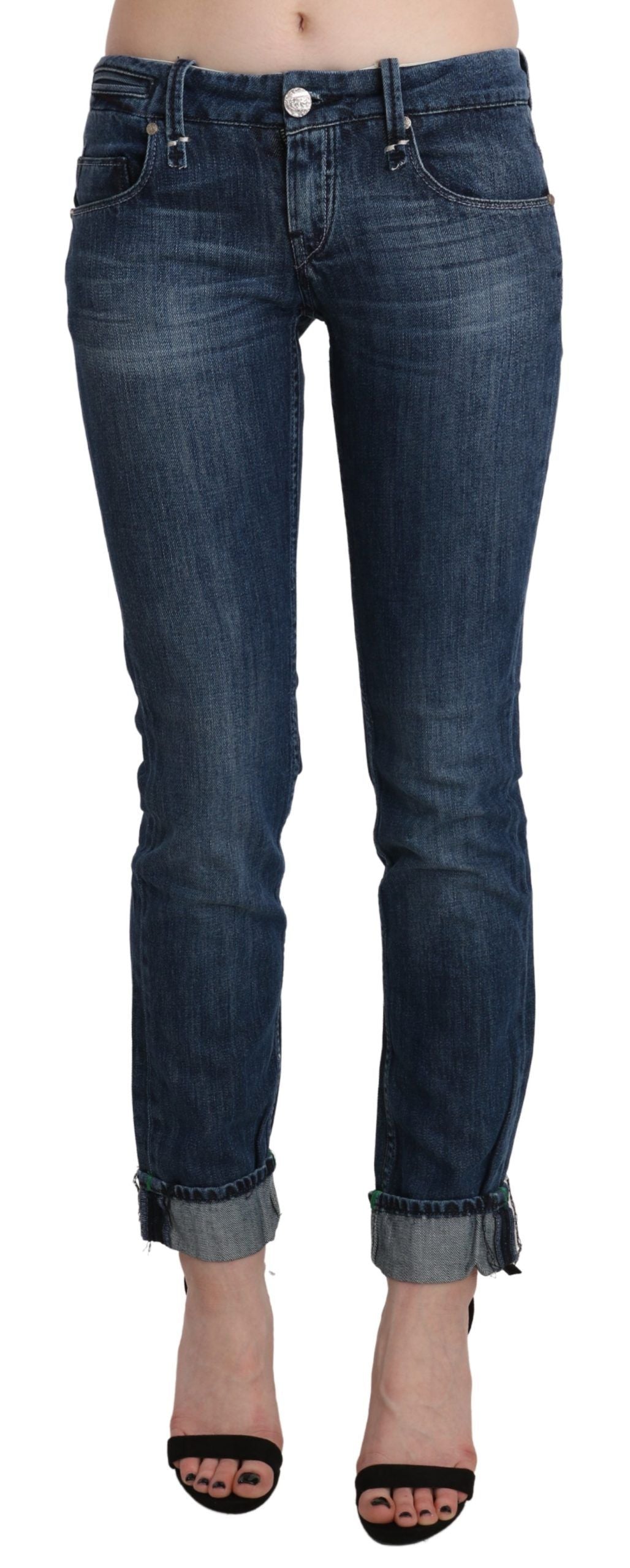 Acht exquisite Skinny Denim mit höherer Taille