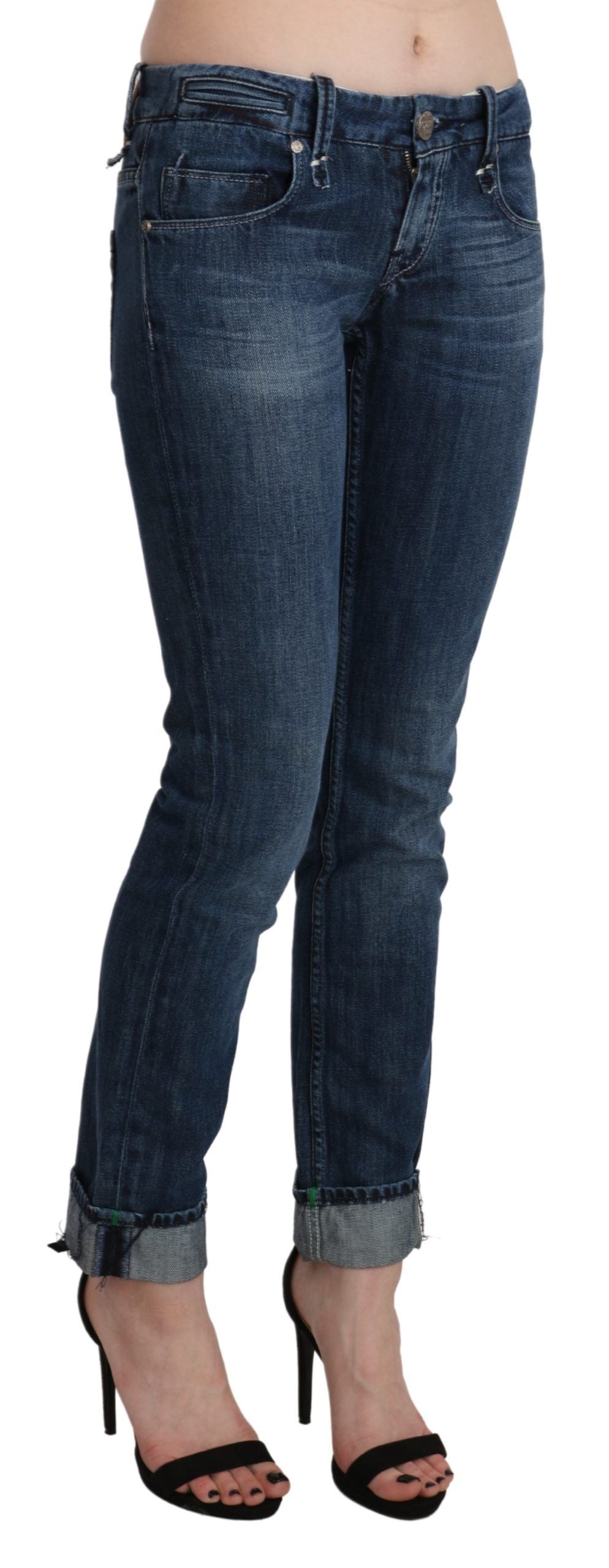 Acht exquisite Skinny Denim mit höherer Taille