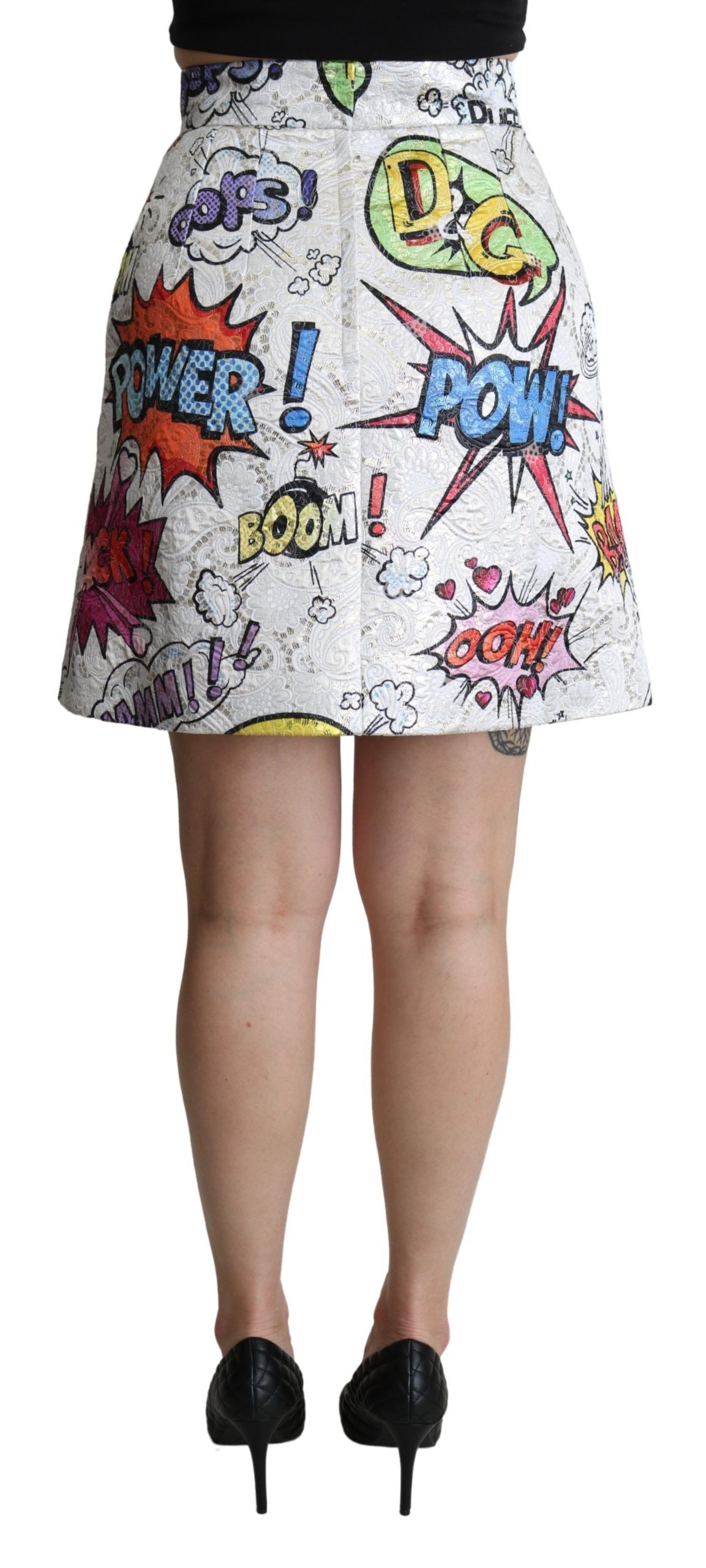 Mini-jupe en brocart chic Dolce &amp; Gabbana
