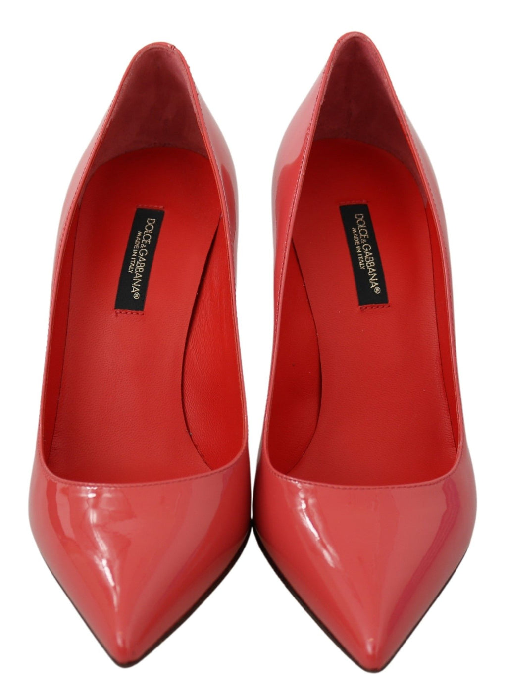 Dolce &amp; Gabbana Elegante Pumps aus dunkelrosa Lackleder