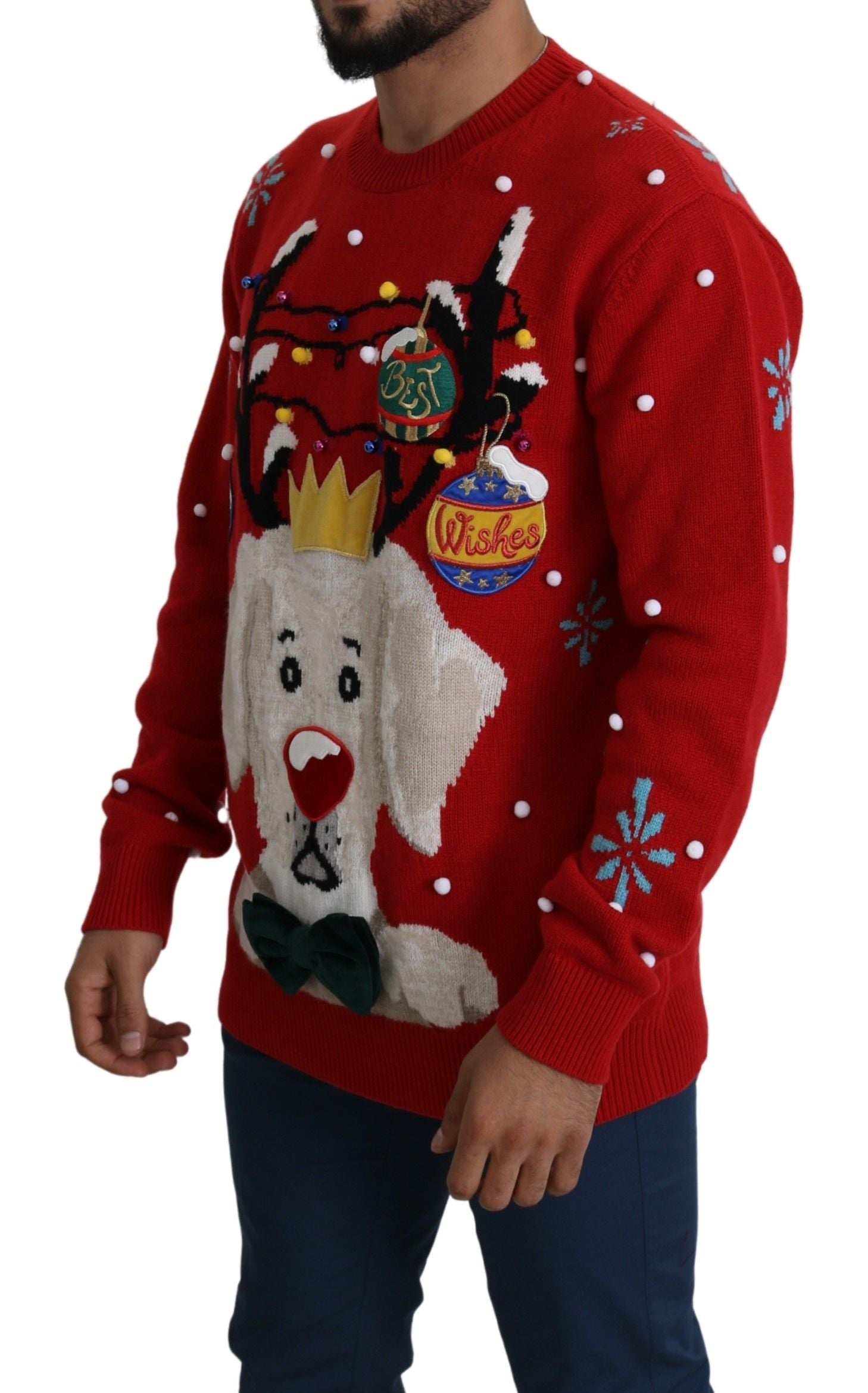 Pull de Noël élégant en cachemire Dolce &amp; Gabbana
