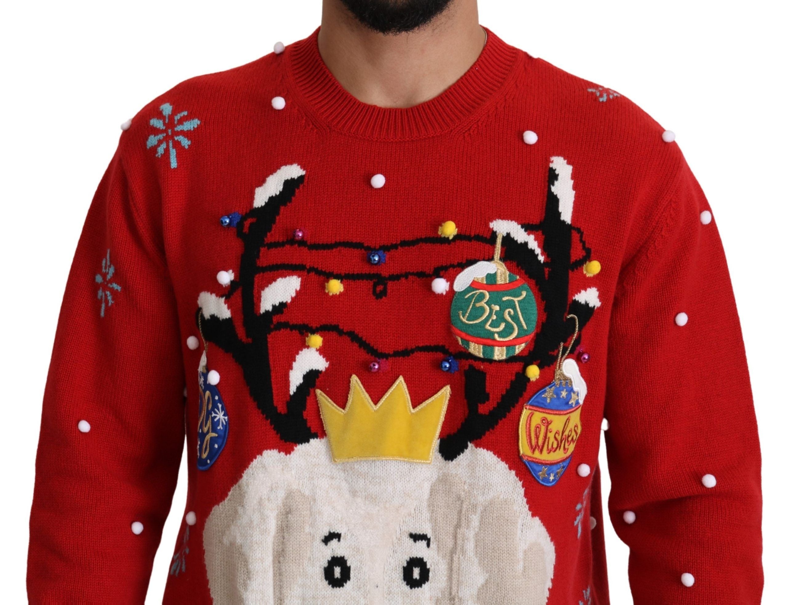Pull de Noël élégant en cachemire Dolce &amp; Gabbana
