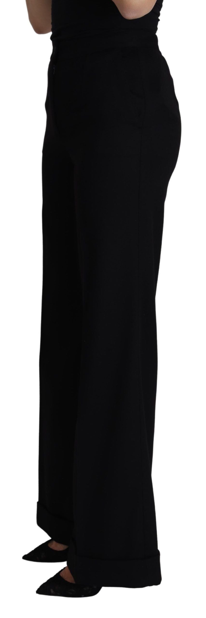 Pantalon large élégant en cachemire Dolce &amp; Gabbana