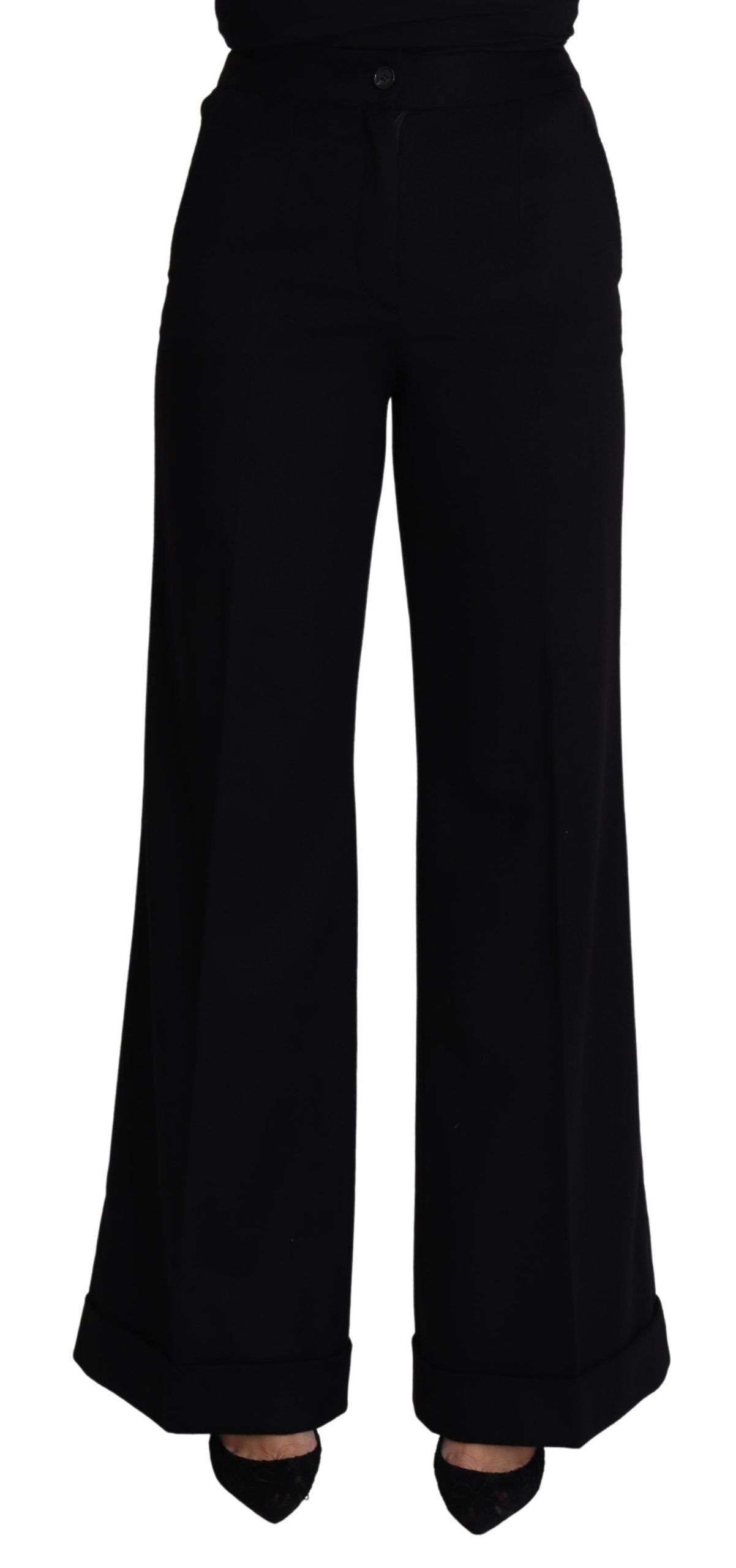 Pantalon large élégant en cachemire Dolce &amp; Gabbana