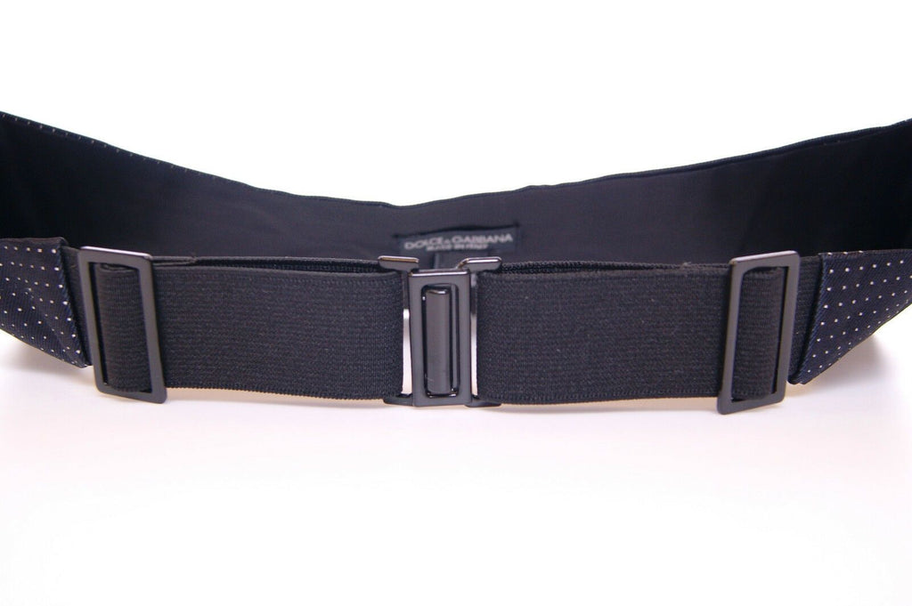 Dolce &amp; Gabbana Eleganter gepunkteter Kummerbund aus Seide