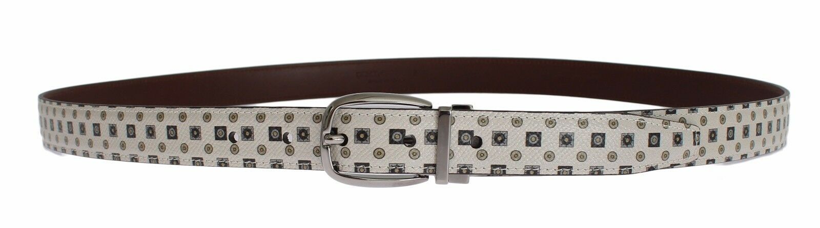 Ensemble élégant cravate en soie baroque et ceinture en cuir Dolce &amp; Gabbana