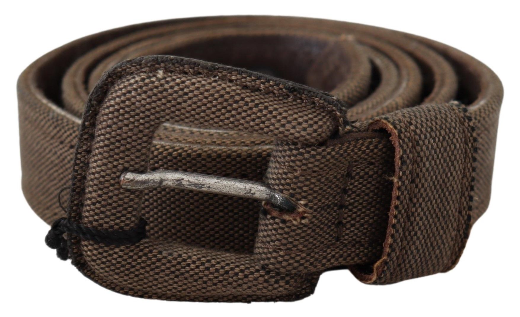 Ceinture élégante en cuir marron pour costume national