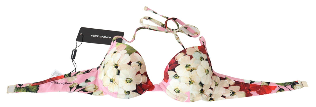 Dolce &amp; Gabbana Floral Elegance Bademode-Oberteil