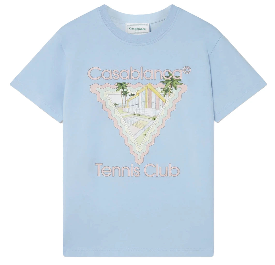 Casablanca T-shirt & Top Light Blue Man
