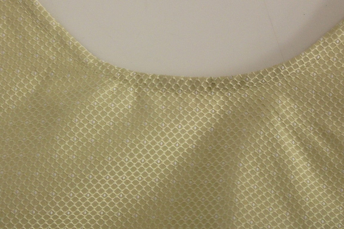 Andrea Incontri - Robe droite beige élégante sans manches