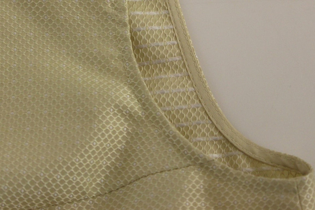 Andrea Incontri - Robe droite beige élégante sans manches