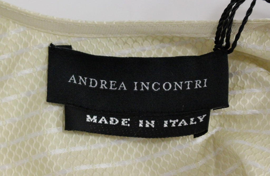 Andrea Incontri - Robe droite beige élégante sans manches