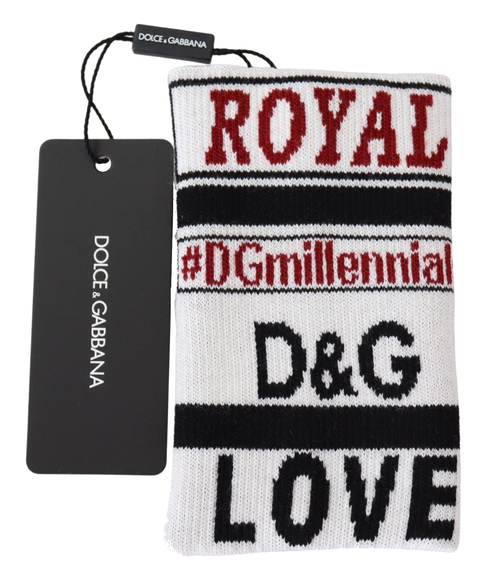 Dolce &amp; Gabbana – Mehrfarbiges Handgelenksband aus Schurwolle