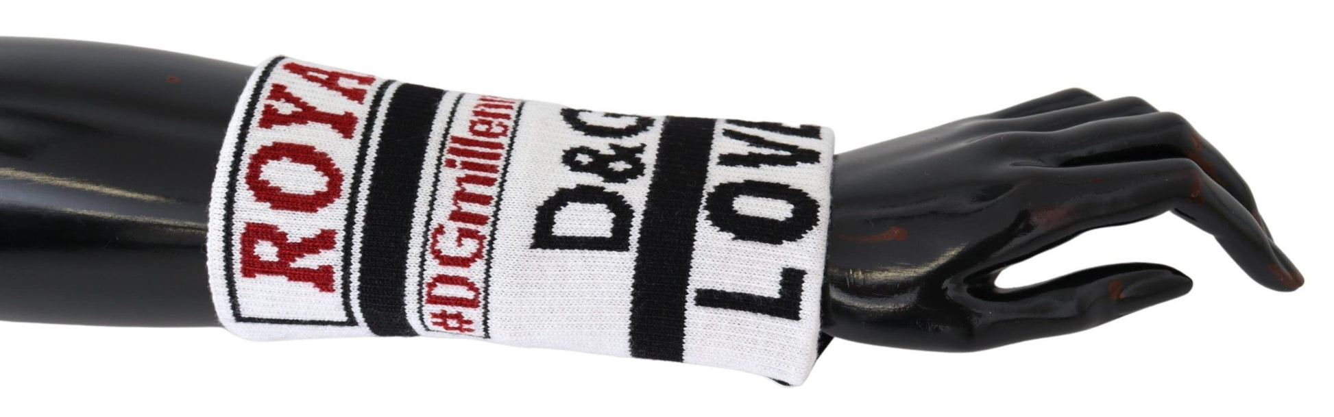 Dolce &amp; Gabbana – Mehrfarbiges Handgelenksband aus Schurwolle