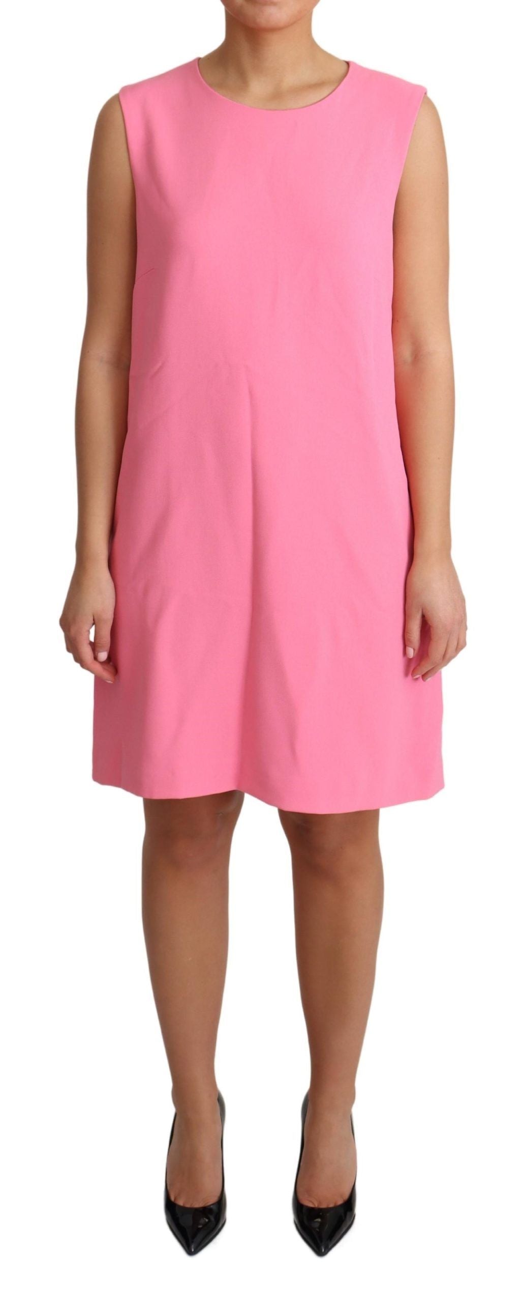 Dolce &amp; Gabbana – Elegantes, knielanges Etuikleid in Rosa