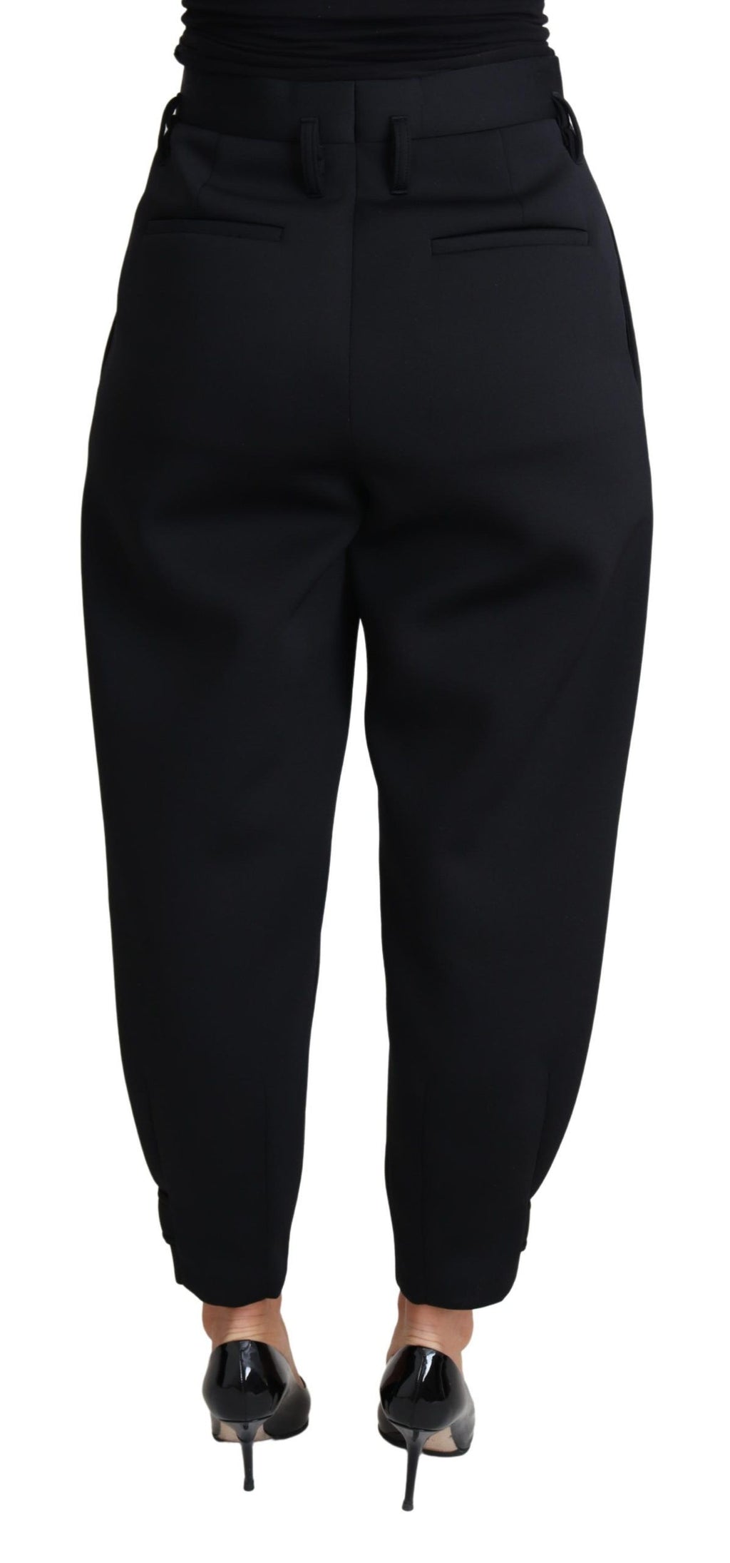 Dolce &amp; Gabbana Elegante High-Waist-Cropped-Hose