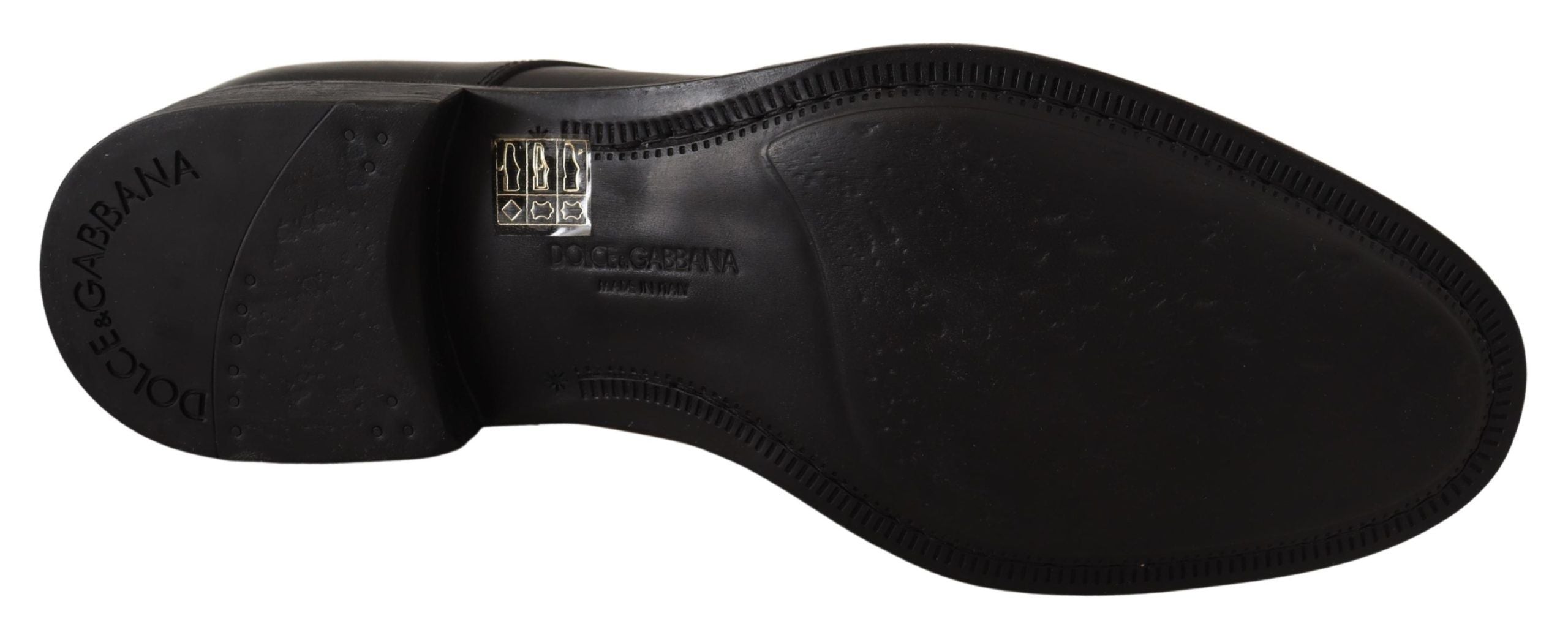 Chaussures Derby noires élégantes Dolce &amp; Gabbana