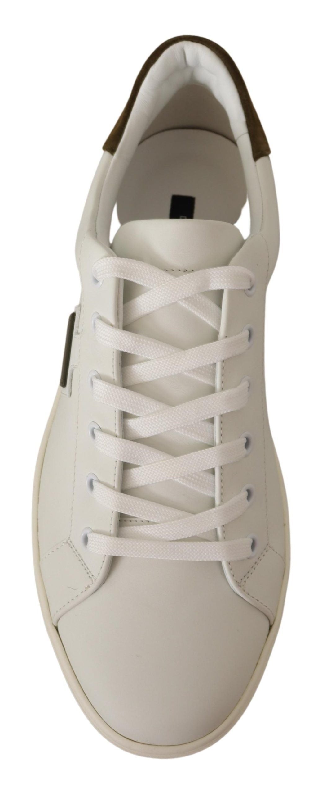 Dolce &amp; Gabbana Schicke weiße Ledersneaker für Herren