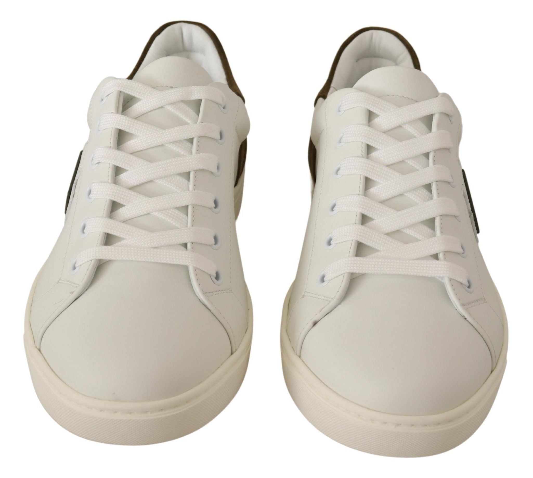 Dolce &amp; Gabbana Schicke weiße Ledersneaker für Herren