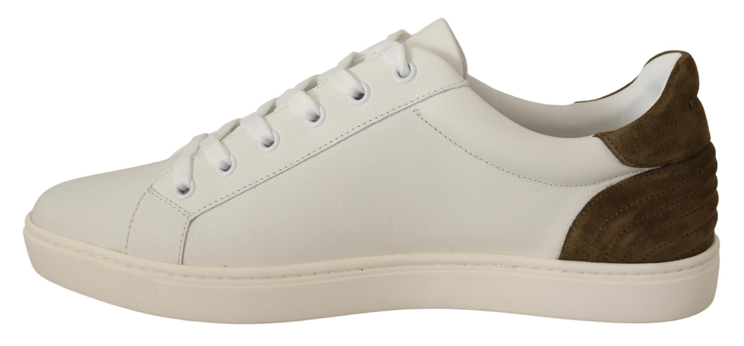 Dolce &amp; Gabbana Schicke weiße Ledersneaker für Herren