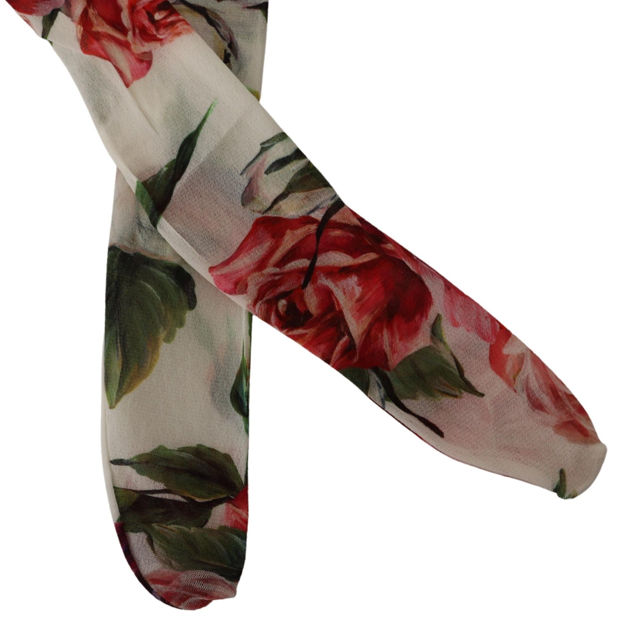 Collants en nylon italien Dolce &amp; Gabbana Floral Elegance