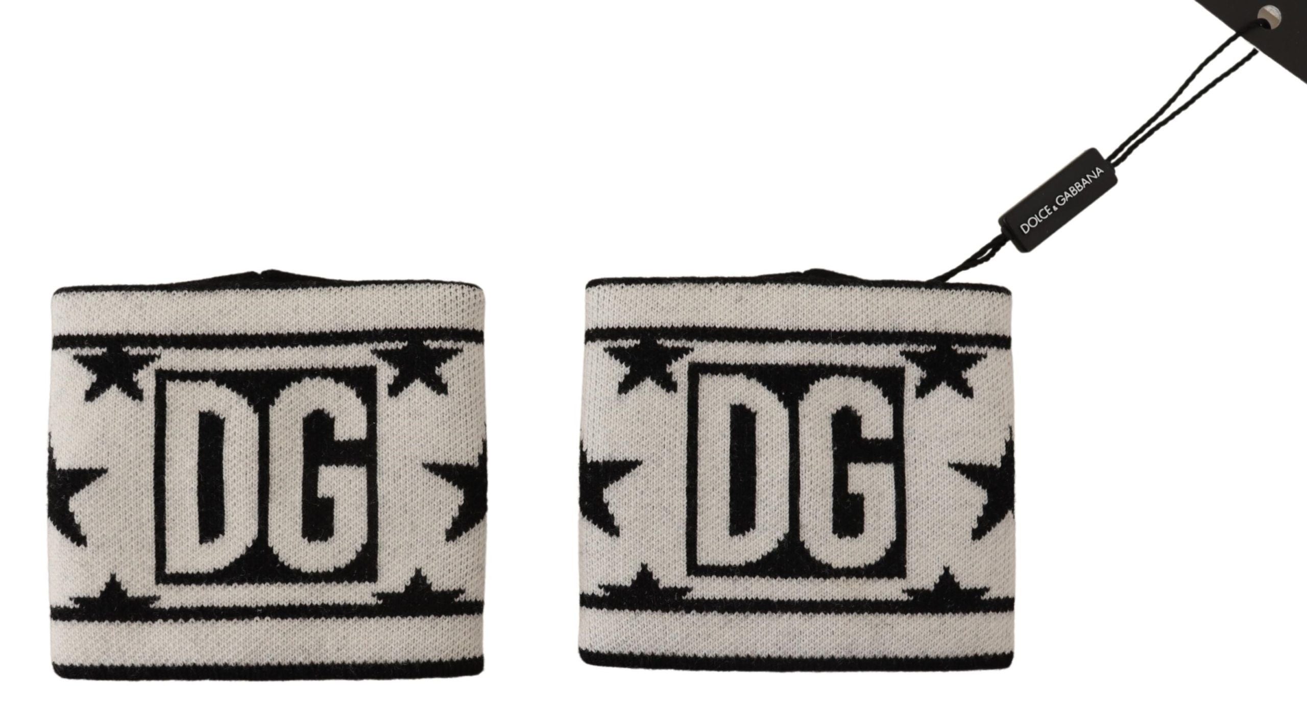 Dolce &amp; Gabbana – Elegantes, einfarbiges Armbandset aus Wolle