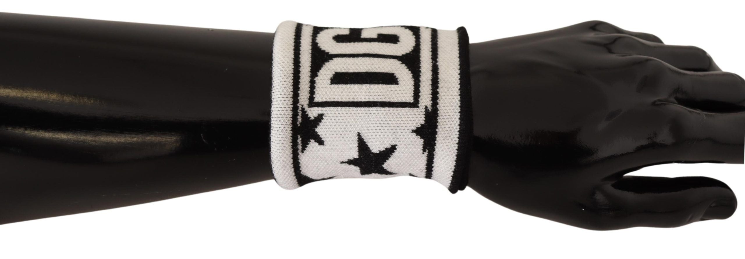 Dolce &amp; Gabbana – Elegantes, einfarbiges Armbandset aus Wolle