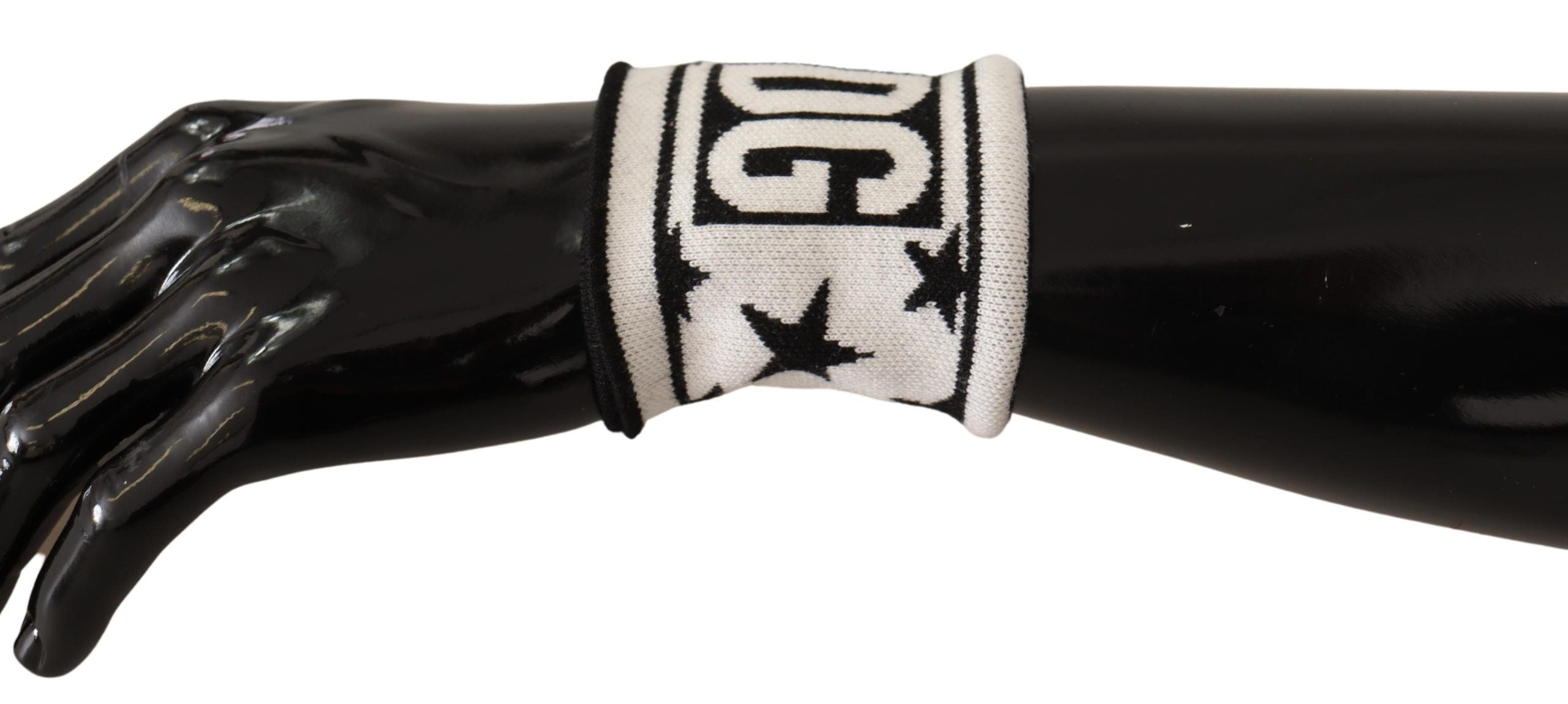 Dolce &amp; Gabbana – Elegantes, einfarbiges Armbandset aus Wolle