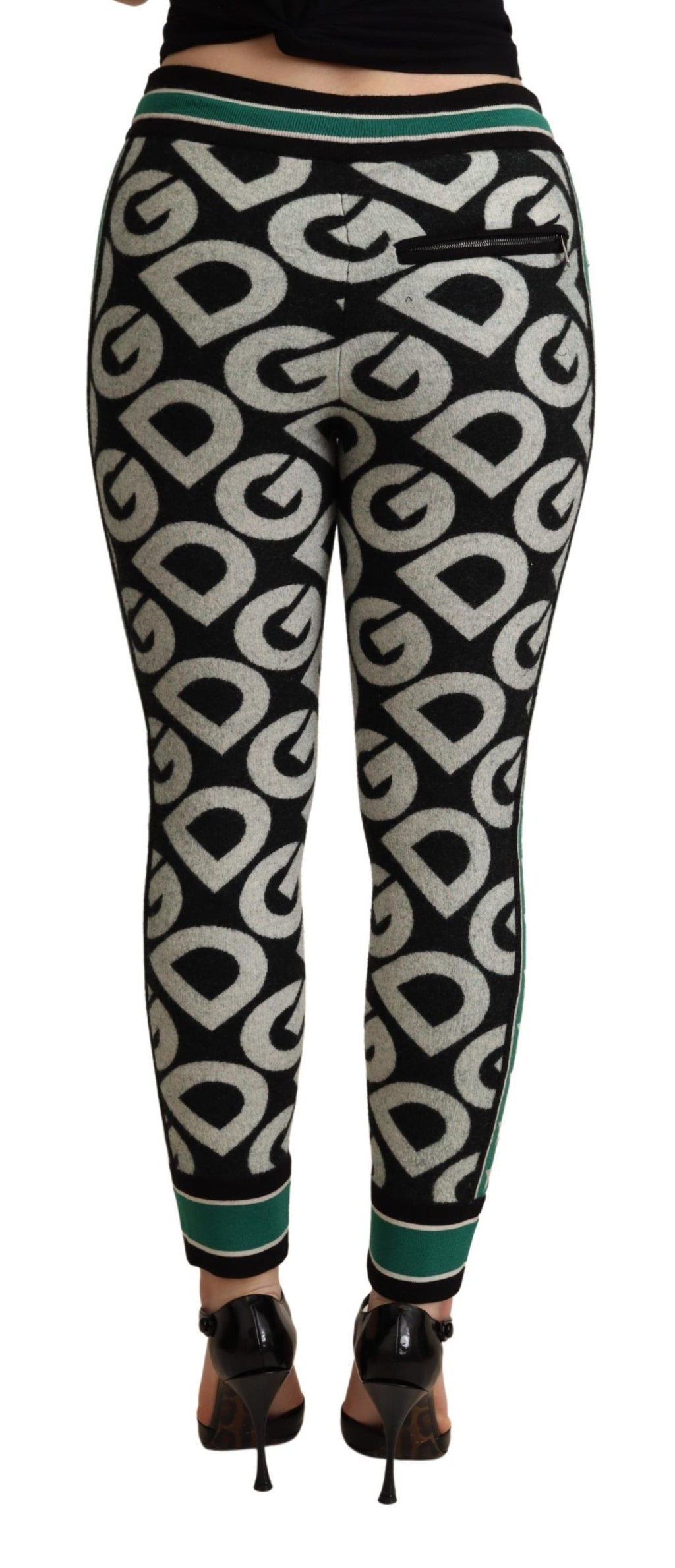 Dolce &amp; Gabbana Jogginghose aus Wollmischung mit Gravur