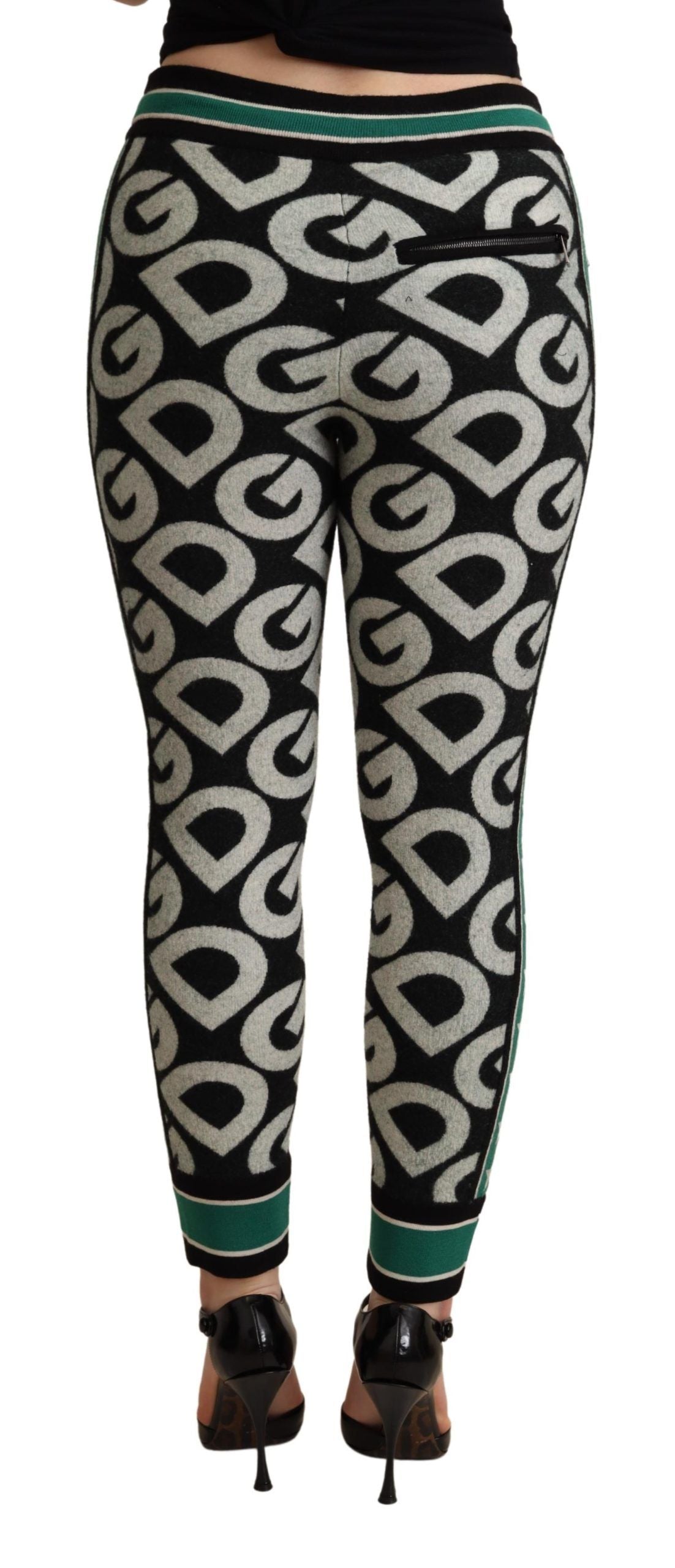 Dolce &amp; Gabbana Jogginghose aus Wollmischung mit Gravur