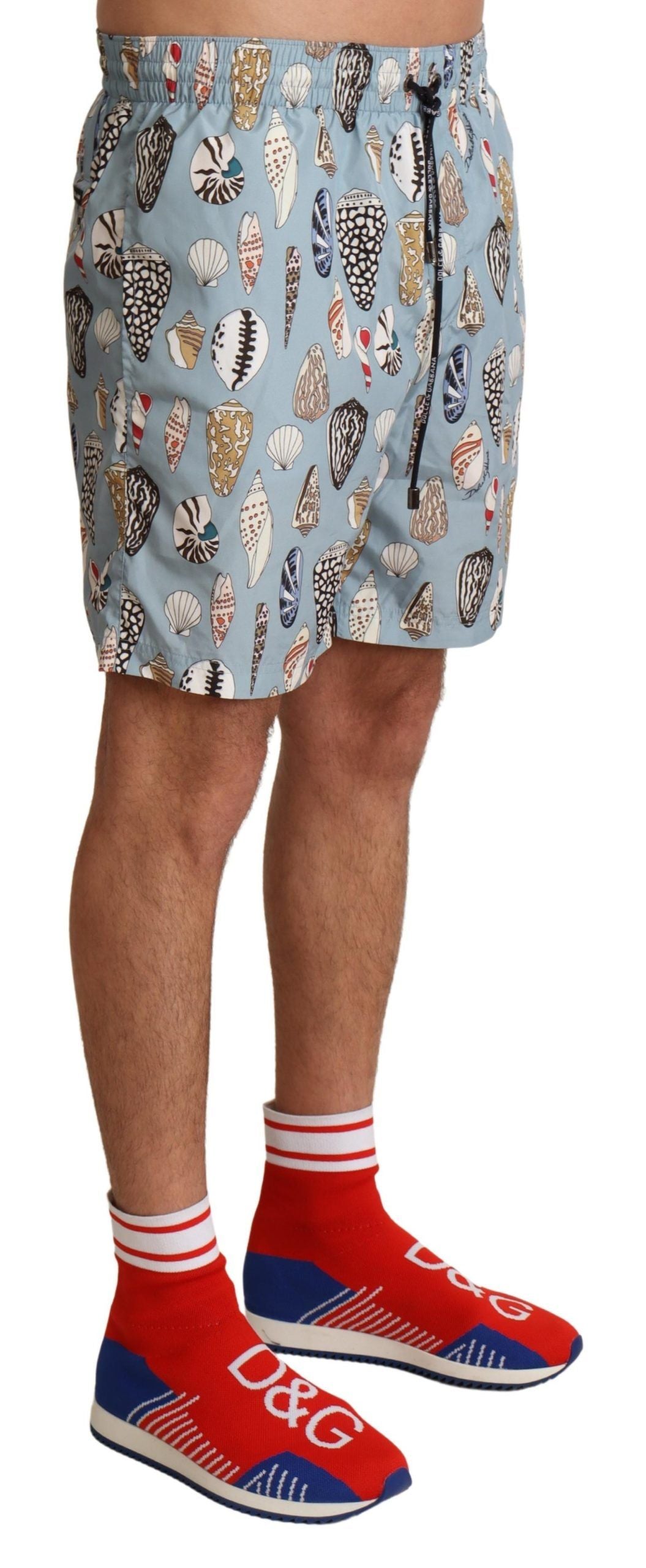 Dolce &amp; Gabbana – Elegante Badehose mit Muschel-Print