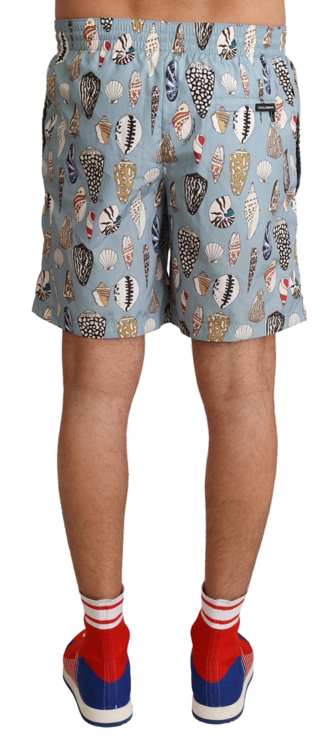 Dolce &amp; Gabbana – Elegante Badehose mit Muschel-Print