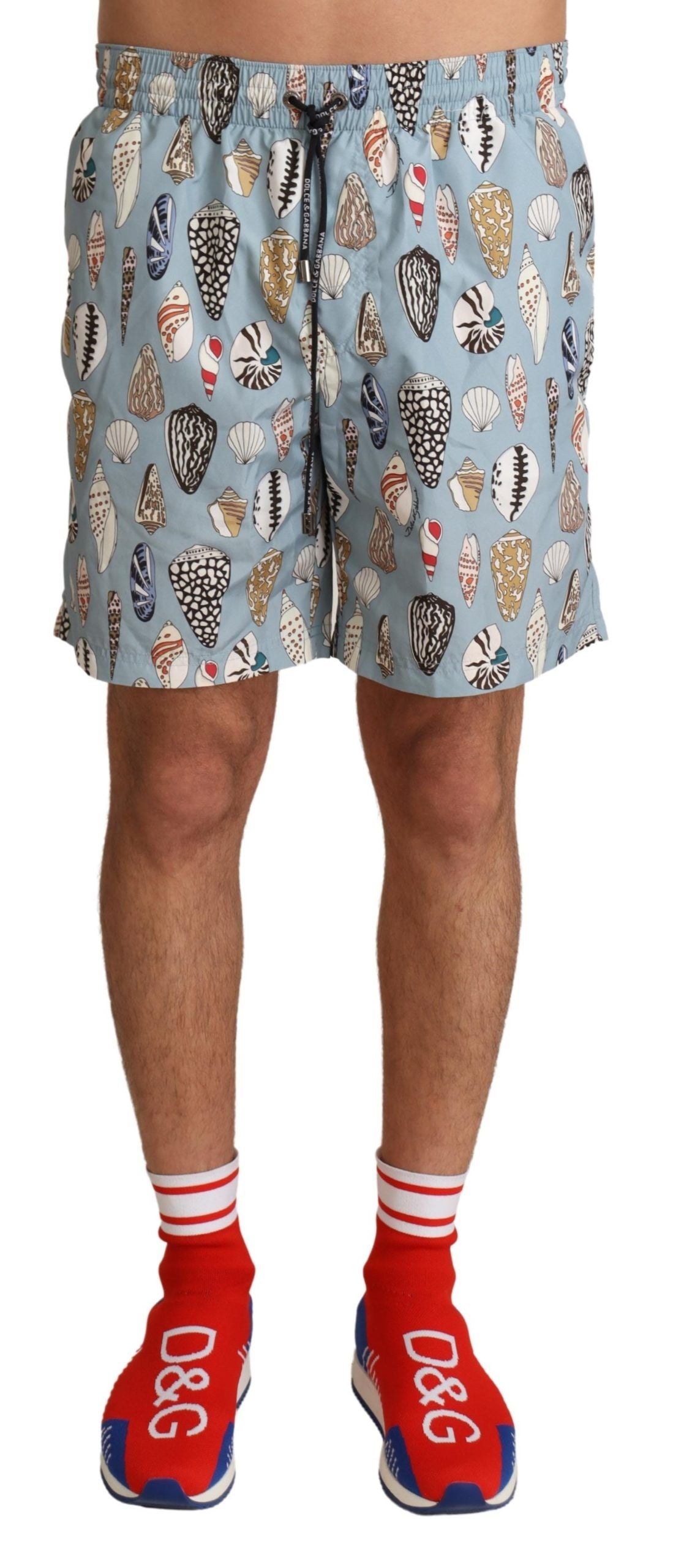 Dolce &amp; Gabbana – Elegante Badehose mit Muschel-Print