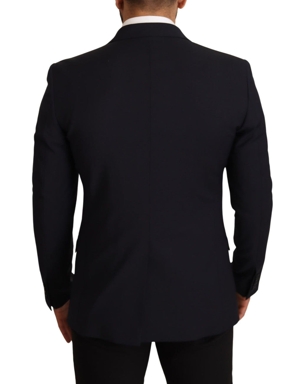 Dolce &amp; Gabbana Eleganter dunkelblauer Martini-Anzug aus Wollmischung