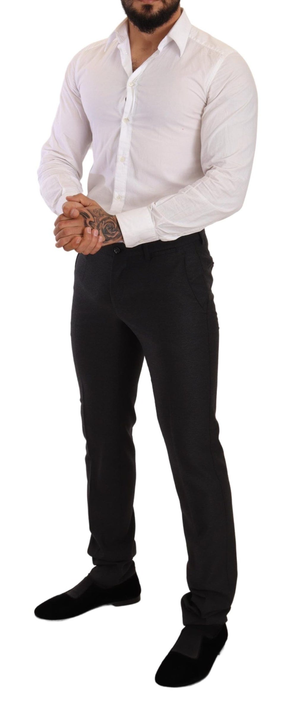 Dolce &amp; Gabbana Eleganter grauer Martini-Wollanzug