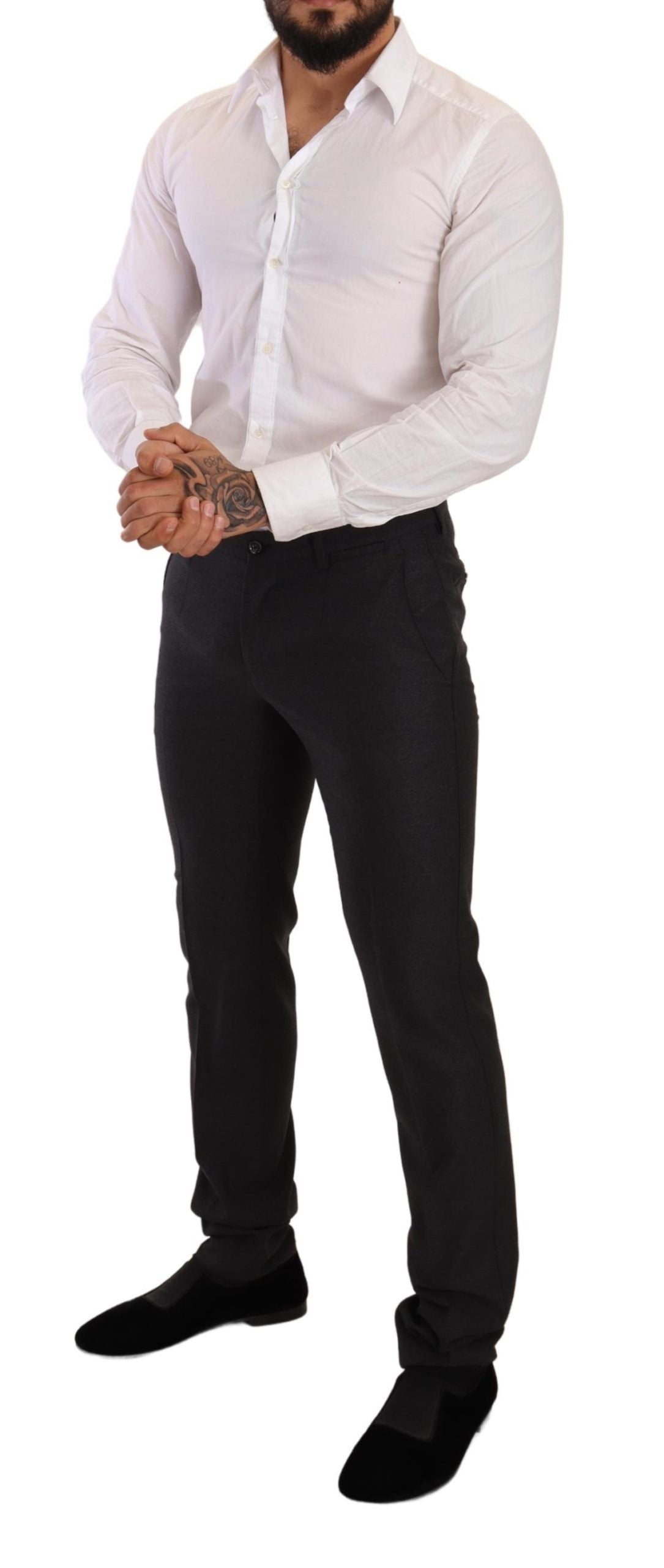 Dolce &amp; Gabbana Eleganter grauer Martini-Wollanzug