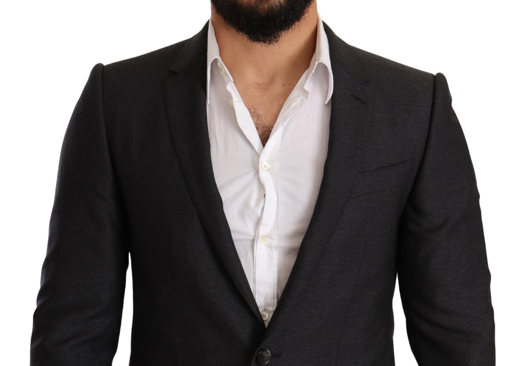 Dolce &amp; Gabbana Eleganter grauer Martini-Wollanzug