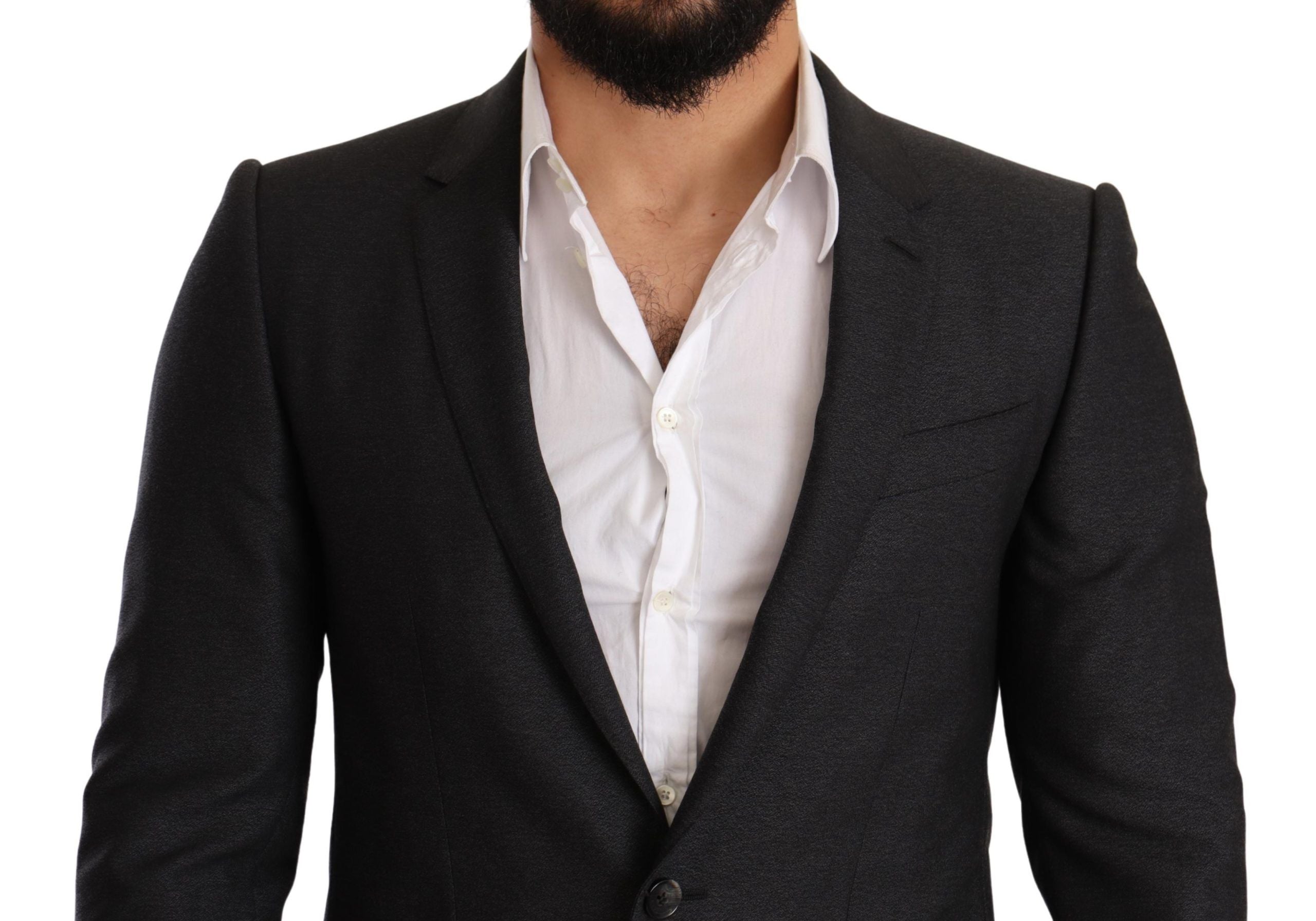 Dolce &amp; Gabbana Eleganter grauer Martini-Wollanzug