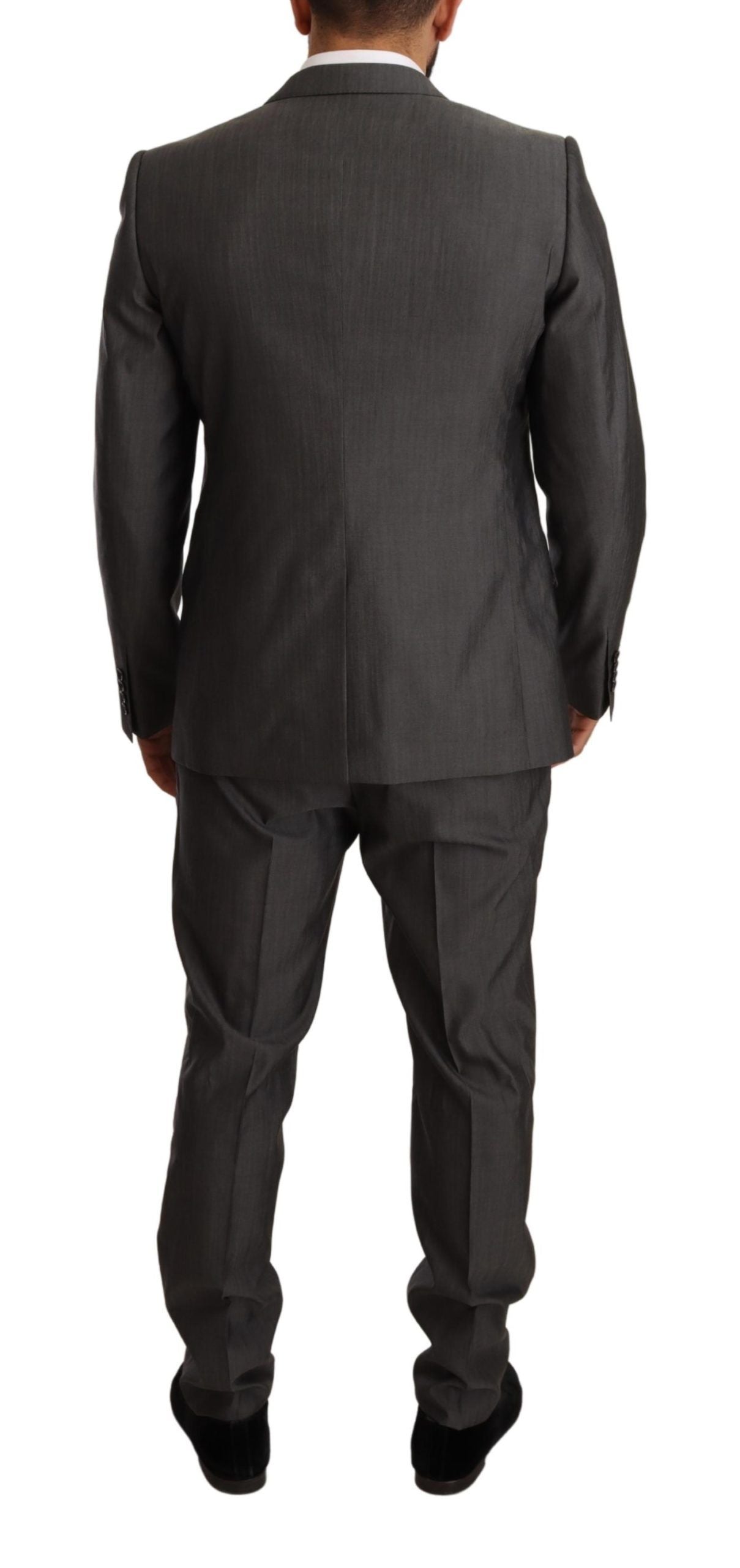 Dolce &amp; Gabbana Eleganter Martini Slim-Fit Anzug aus Wolle und Seide