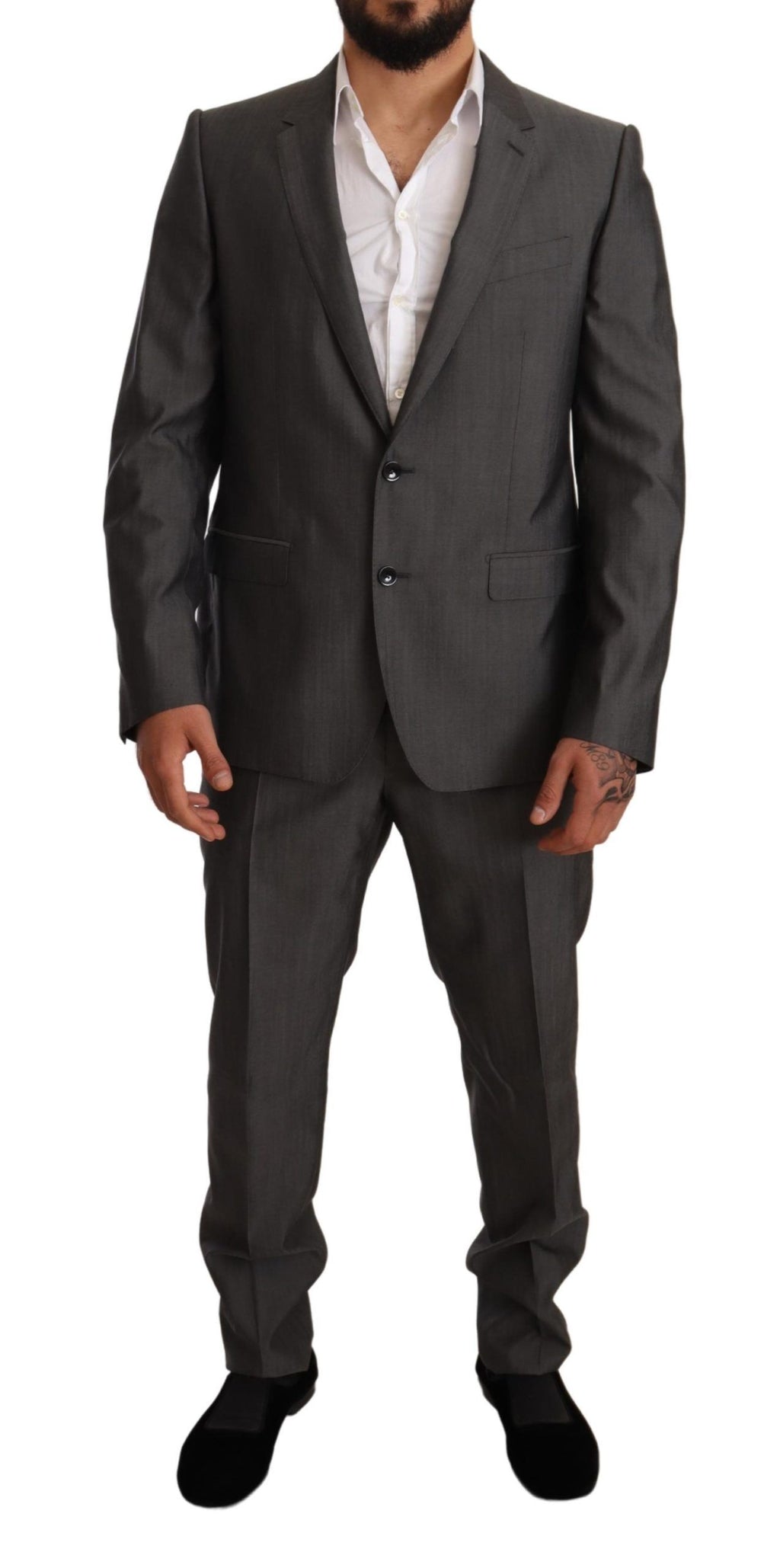Dolce &amp; Gabbana Eleganter Martini Slim-Fit Anzug aus Wolle und Seide